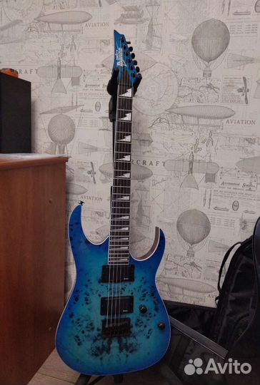 Электрогитара ibanez grgr221PA-AQB