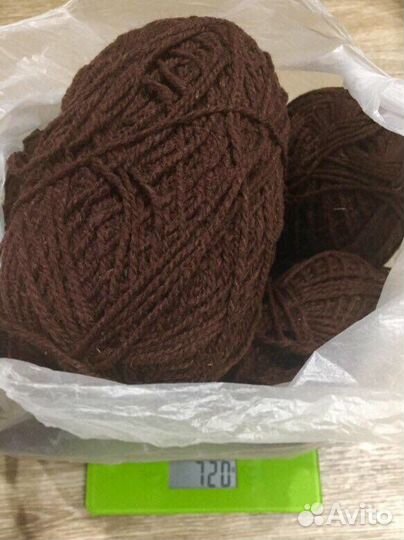 Пряжа шерсть 3х расцветок