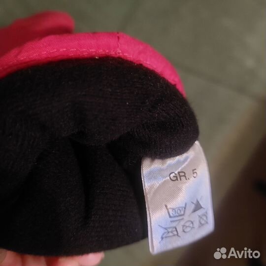 Варежки зимние на девочку, новые, р.5