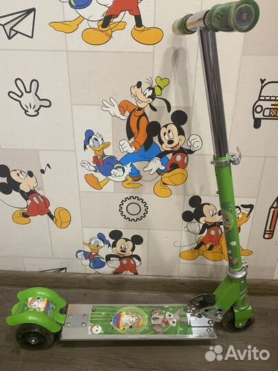 Самокат детский двухколесный бу
