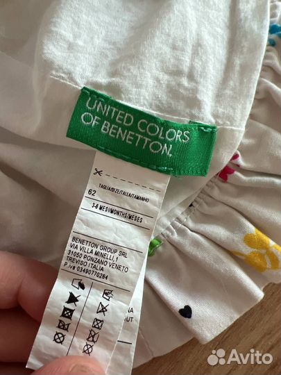 Панамка для девочки Benetton