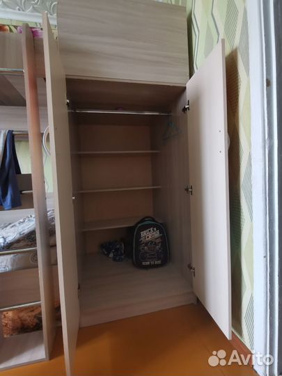 Двухъярусная кровать бу с матрасами