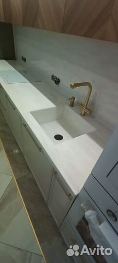 Ремонт, реставрация столешниц из акрилового камня