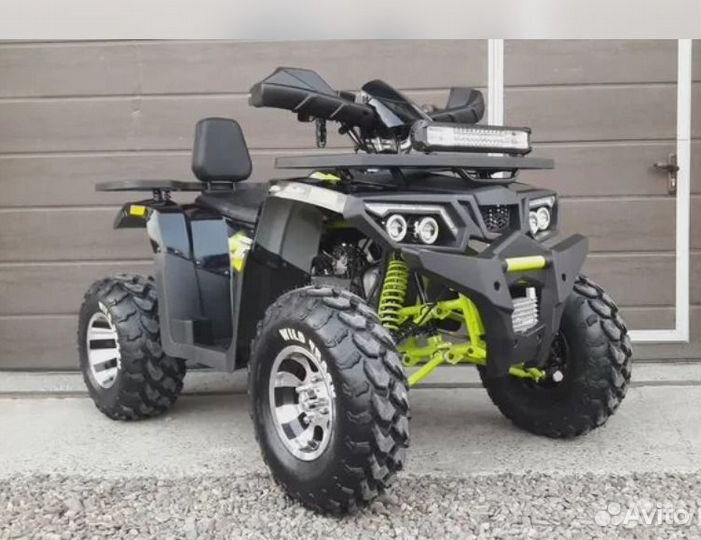 Квадроцикл Motoland Wild Track 200PRO черно-желтый