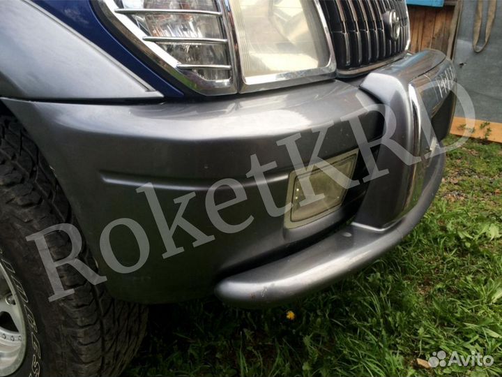Накладка на Передний Бампер Land Cruiser Prado 95
