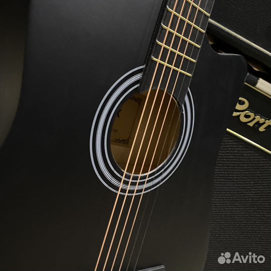 Акустическая гитара с анкером (Новая)