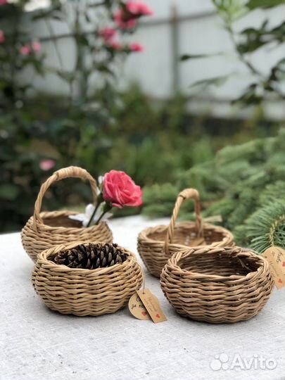 Корзина плетеная для хранения