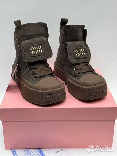 Кеды женские зимние miu miu