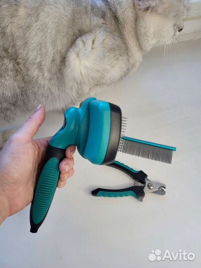 Расческа для кошек собак. Гребень. Когтерез