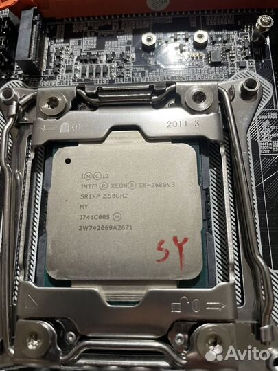 Материнская плата с процессором xeon 2680 v3