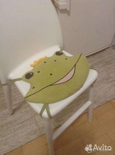 Мягкая накладка на стул лягушка IKEA икея