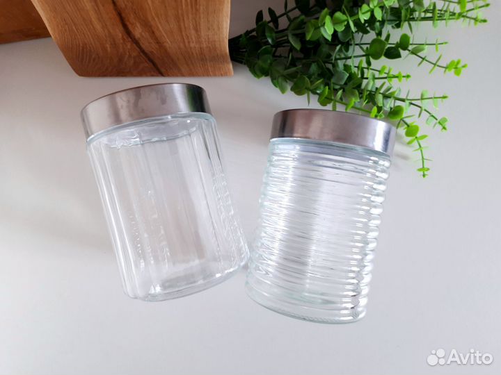 Банки для сыпучих продуктов стекло