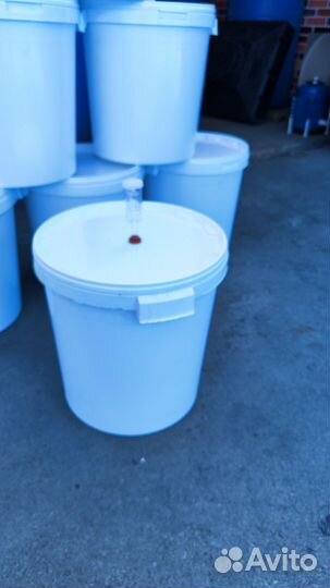 Бочка пластиковая пищевая