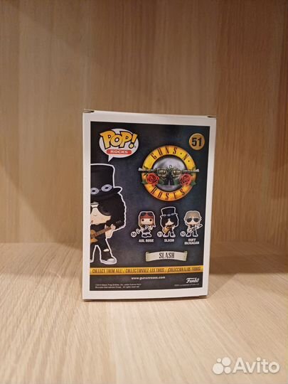 Funko pop Guns'N'Roses Slash фигурка в коллекцию