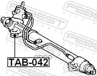 Сайленблок рулевой рейки (toyota land cruiser 1