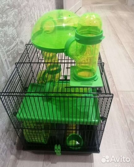 Клетка для грызунов rocki + лабиринты + домик