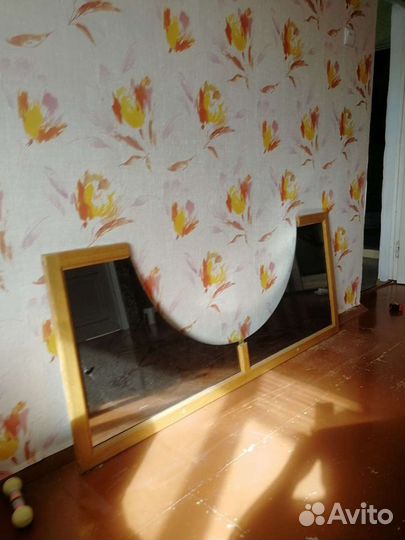 Зеркало трельяж натуральное дерево