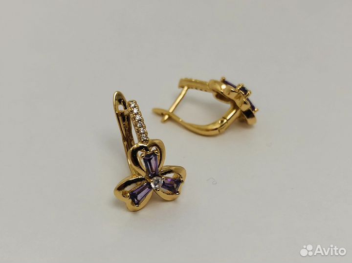 Серьги из медицинского сплава