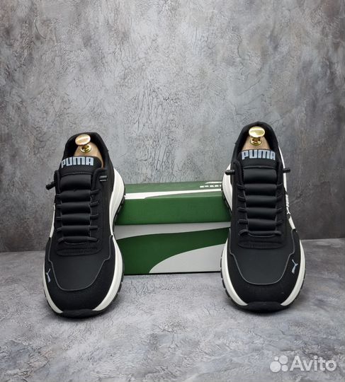 Кеды мужские кожаные puma