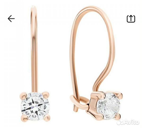 Золотые серьги