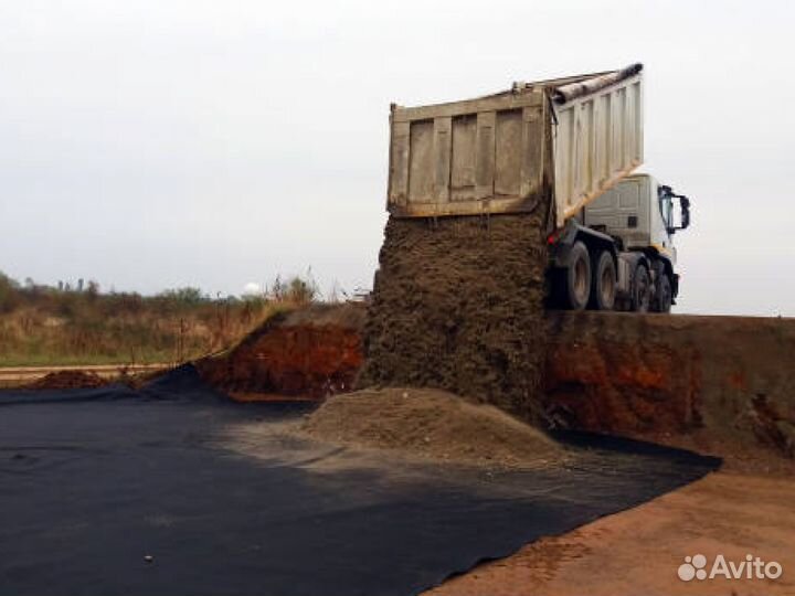 Песок мытый. Доставка. Устиново