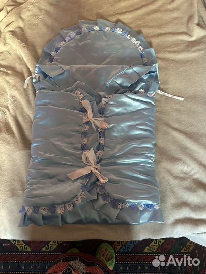 Конверт на выписку для мальчика весна осень