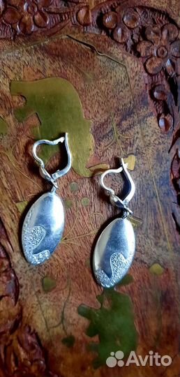 Серьги серебро 925