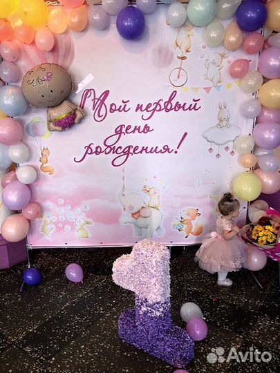Баннер на день рождения
