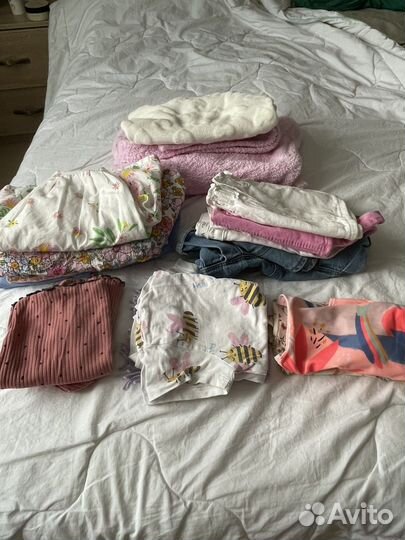 Вещи пакетом на девочку 92