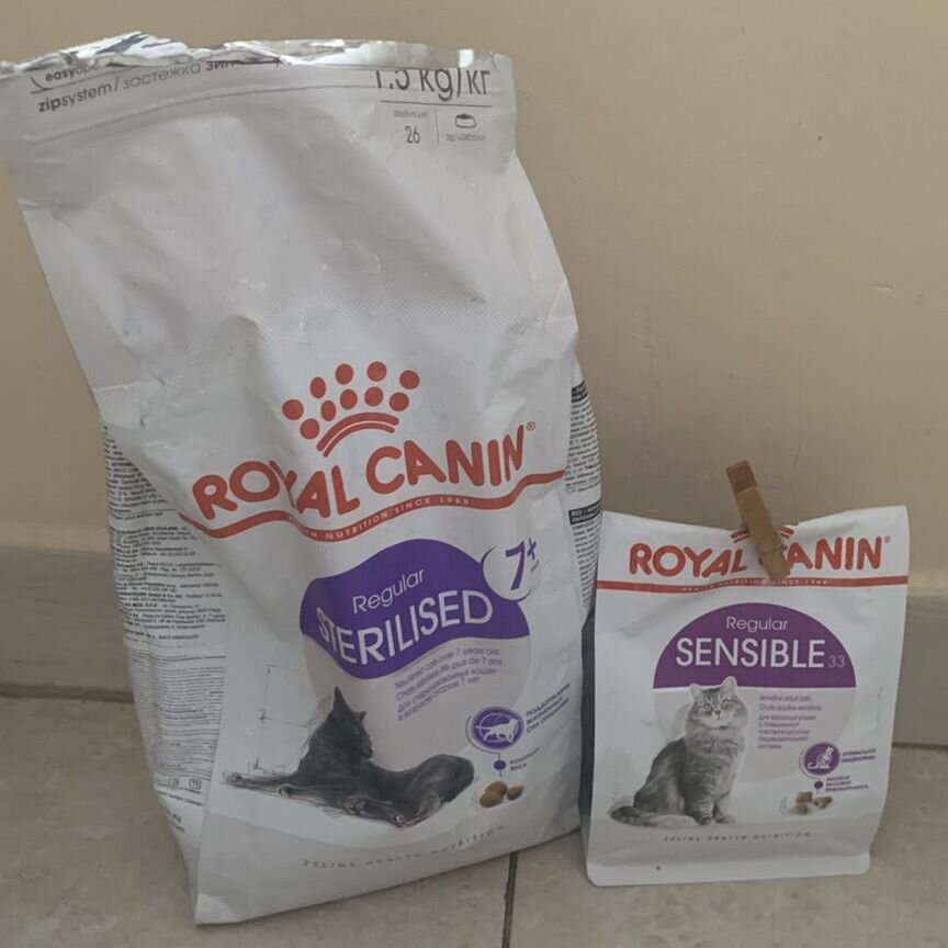 Корм для кошек royal canin (остатки)