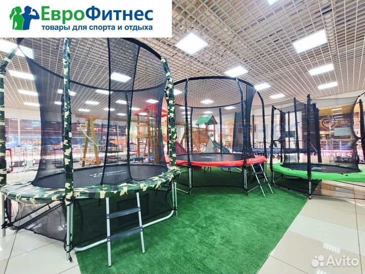 Батут для дачи с сеткой