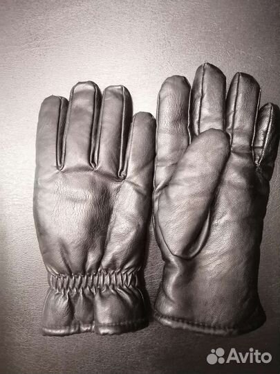 Перчатки кожаные