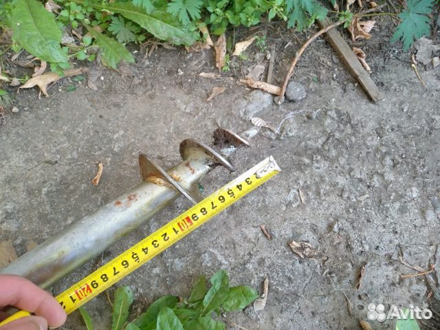 Бур для заземления со спиралью (садовый)