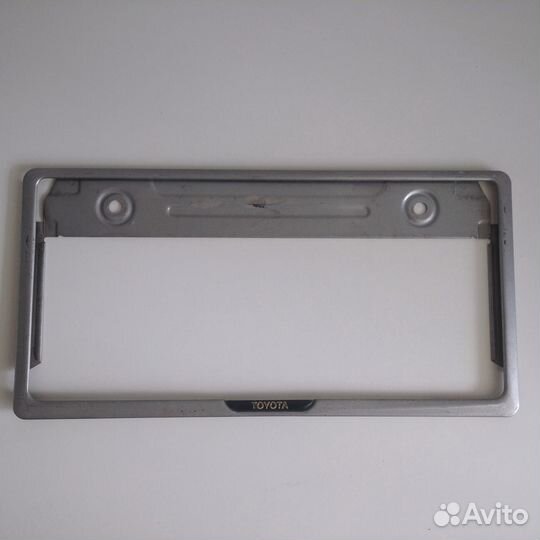 Японская JDM рамка для номера Toyota металлическая