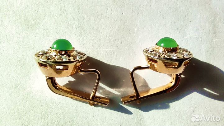 Серьги золотые 