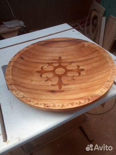 Деревянное блюдо ас-табак для бешбармака