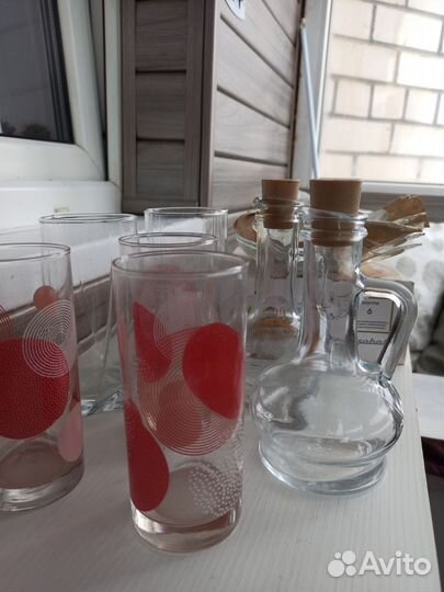 Стаканы+ много другой посуды