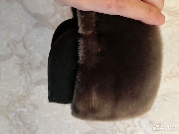 Меховая мужская кепка