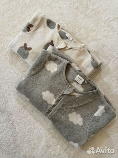 Флисовые комбинозоны next 68р