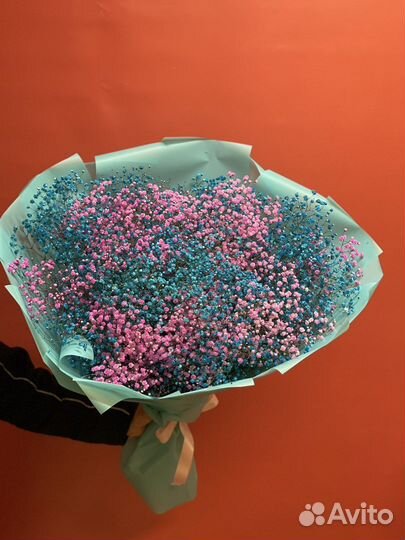 Гипсофила розы букеты