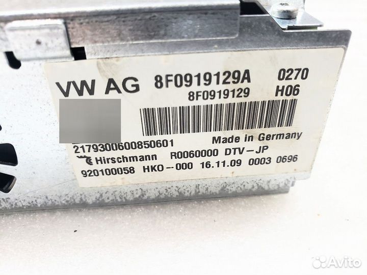 Блок управления магнитолой Audi A6 C6