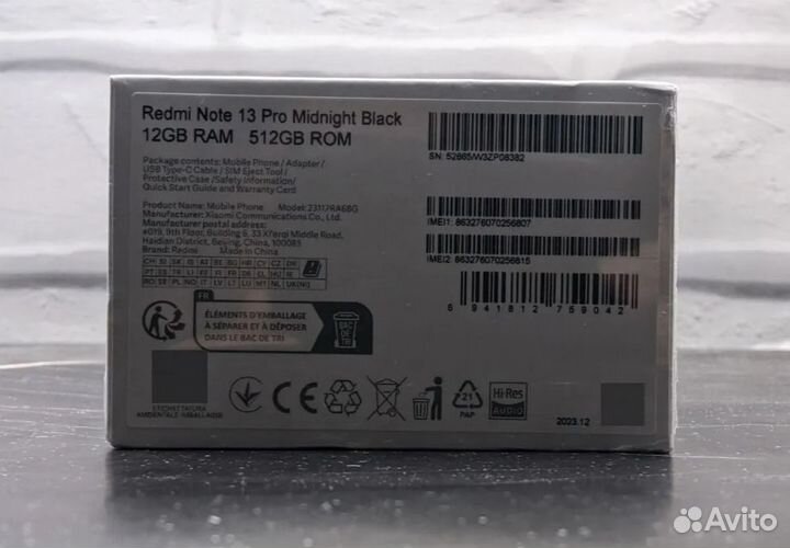 Xiaomi Redmi Note 13 Pro, 12/512 ГБ