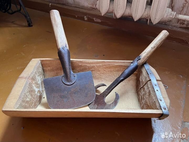 Корыто и 2 сечки для рубки капусты