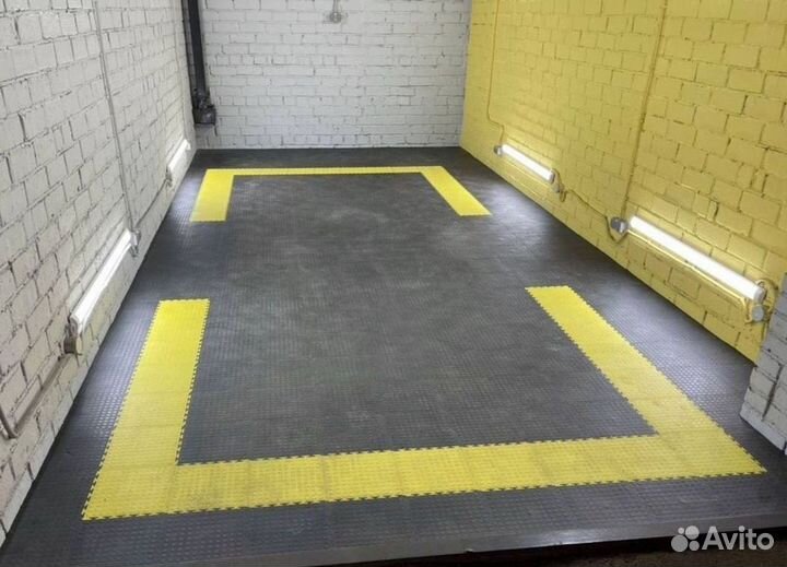 Модульная пвх плитка для склада