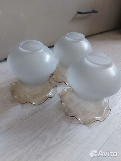 Плафоны для люстры 3 шт