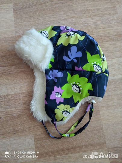 Шапка зимняя для девочки 56, 54, 52