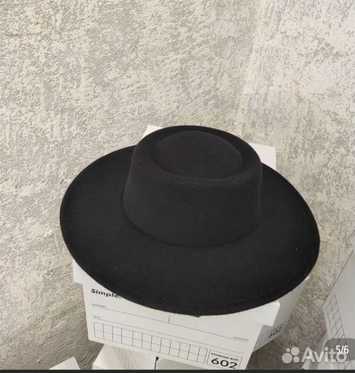 Шляпа фетровая женская