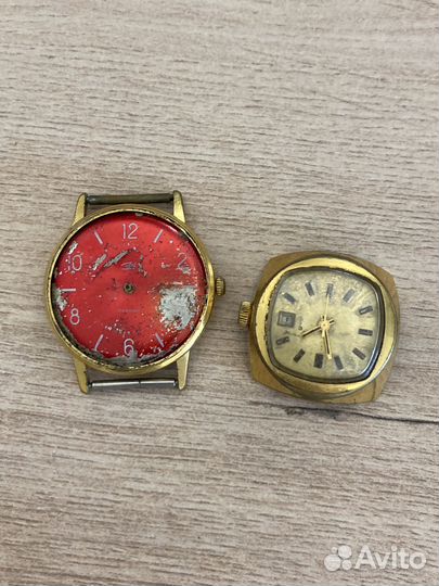 Позолоченные часы СССР