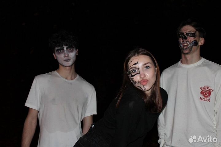 Аквагрим в Калининграде, грим на Хэллоуин