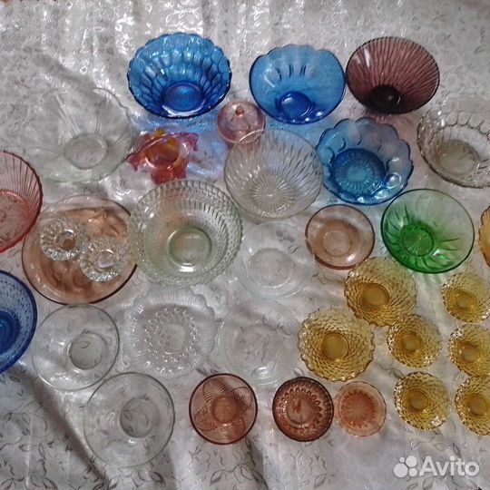 Салатница хрустальная СССР